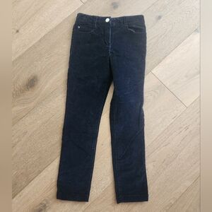 Jacadi Boys corduroy pants, navy, size 6. slim fit